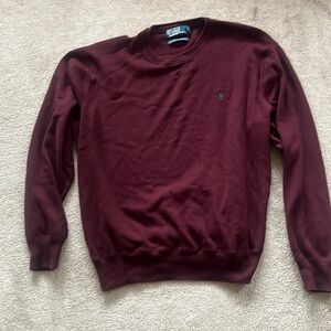 Polo Ralph Lauren Burgundy Thick Cotton Sweatrr